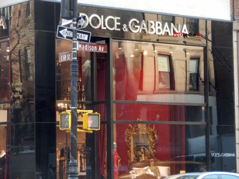 Dolce & Gabbana boutique in New York